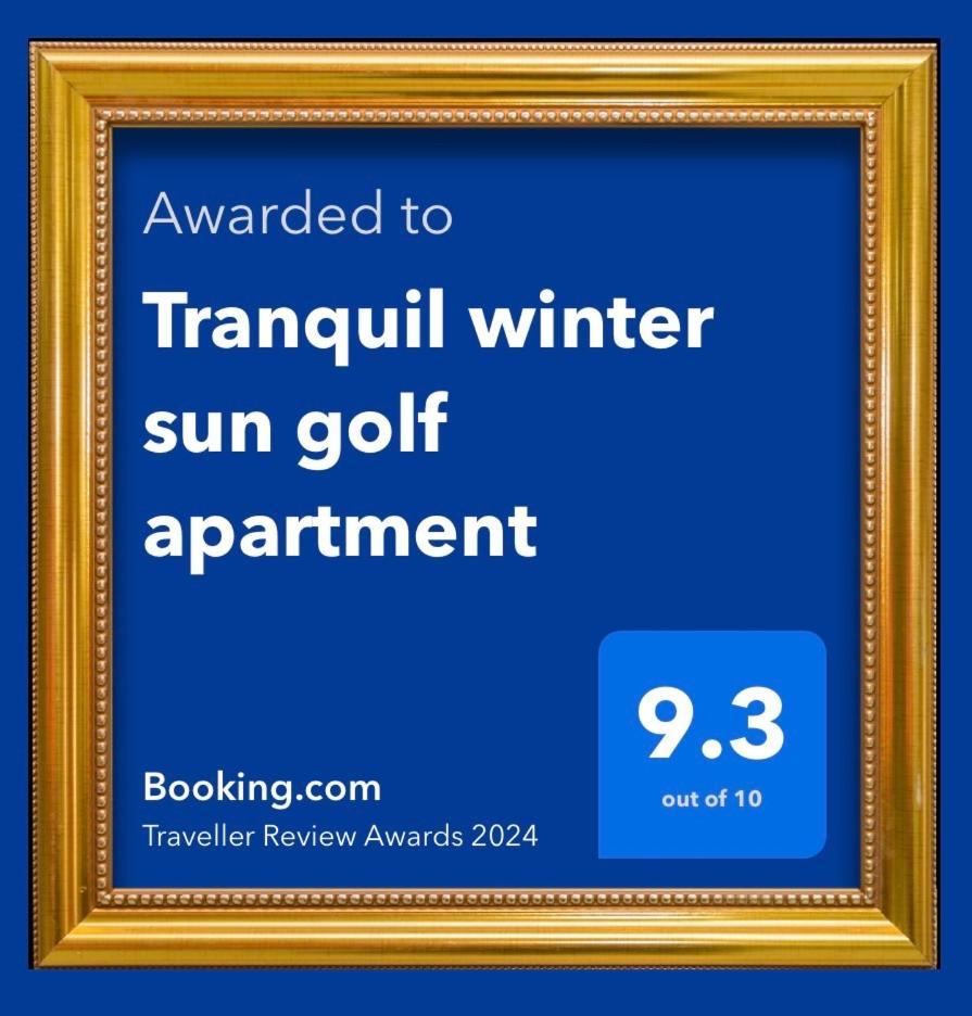Tranquil Self Catering Golf Course Apartment Alicante Esterno foto